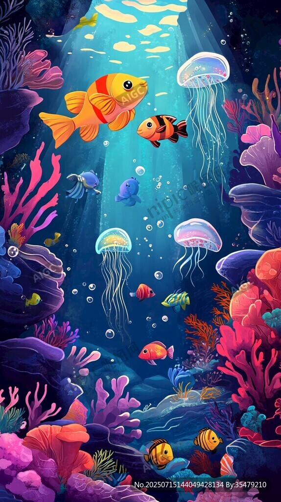 夢幻海底世界 多彩海洋生物