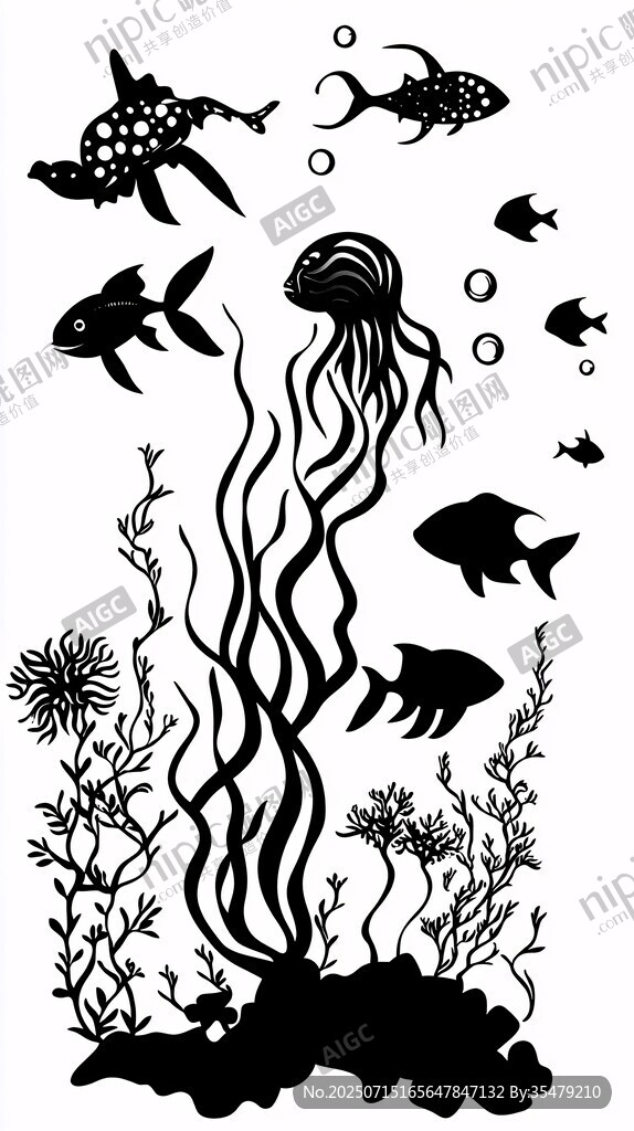 海底生物剪影