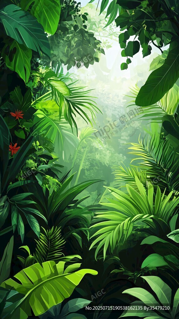 夢(mèng)幻熱帶雨林風(fēng)光