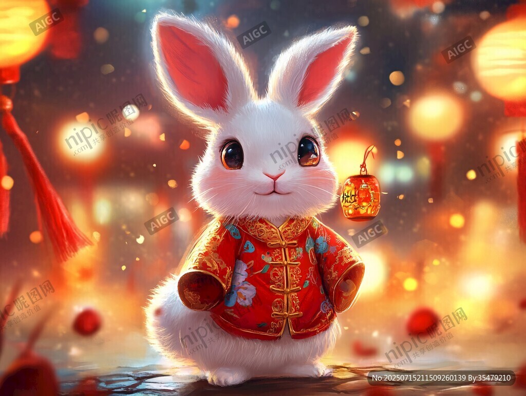 萌兔賀歲 喜慶迎新春