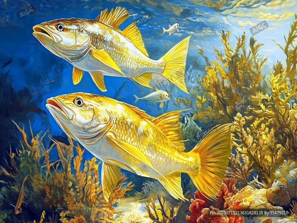 海底雙黃魚與繽紛珊瑚