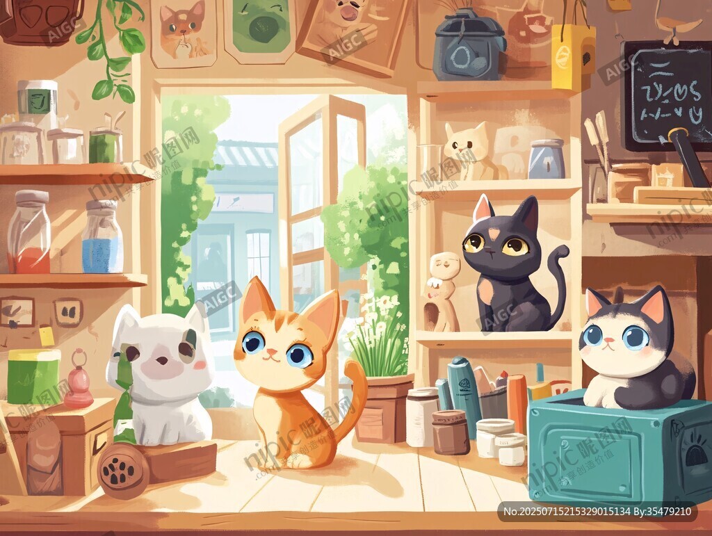 貓咪小店的溫馨日常