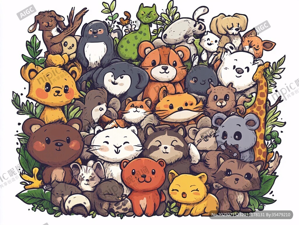 可愛動物大集合