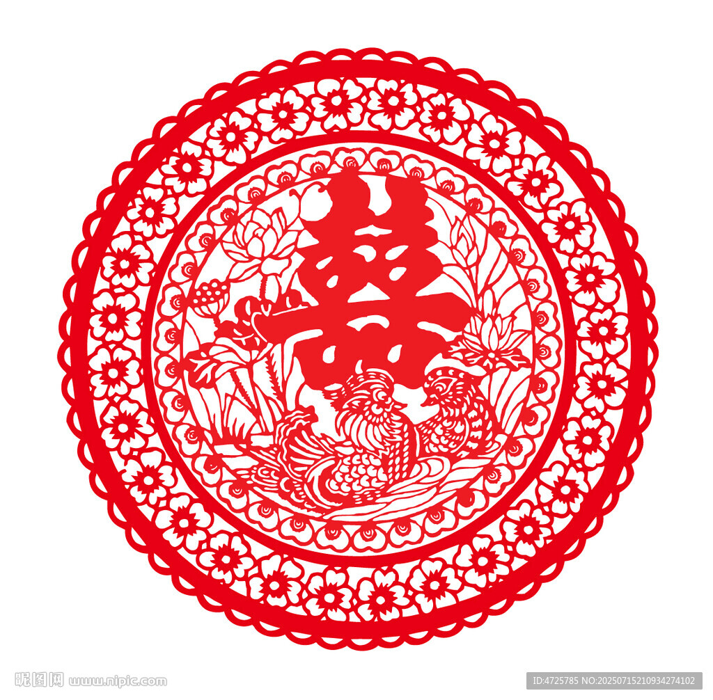 結(jié)婚窗花