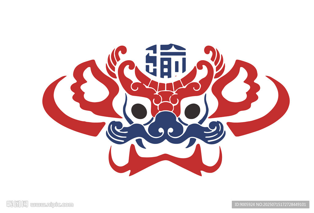 京劇風格龍圖案設(shè)計