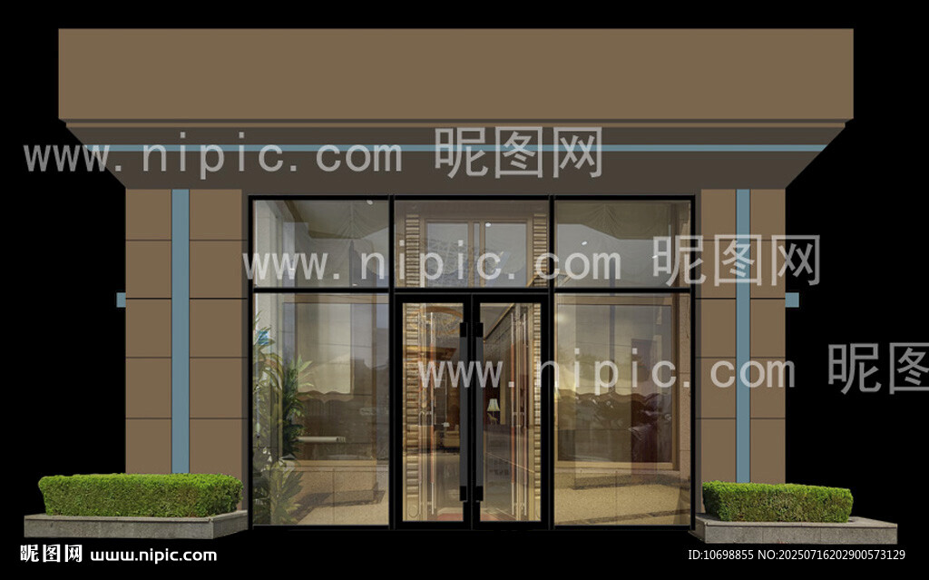 現(xiàn)代簡約風(fēng)格商鋪外觀