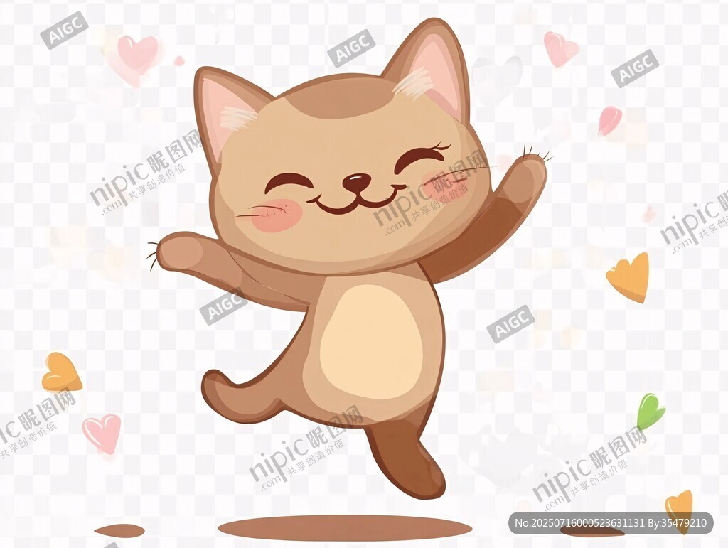 快樂小貓歡樂起舞