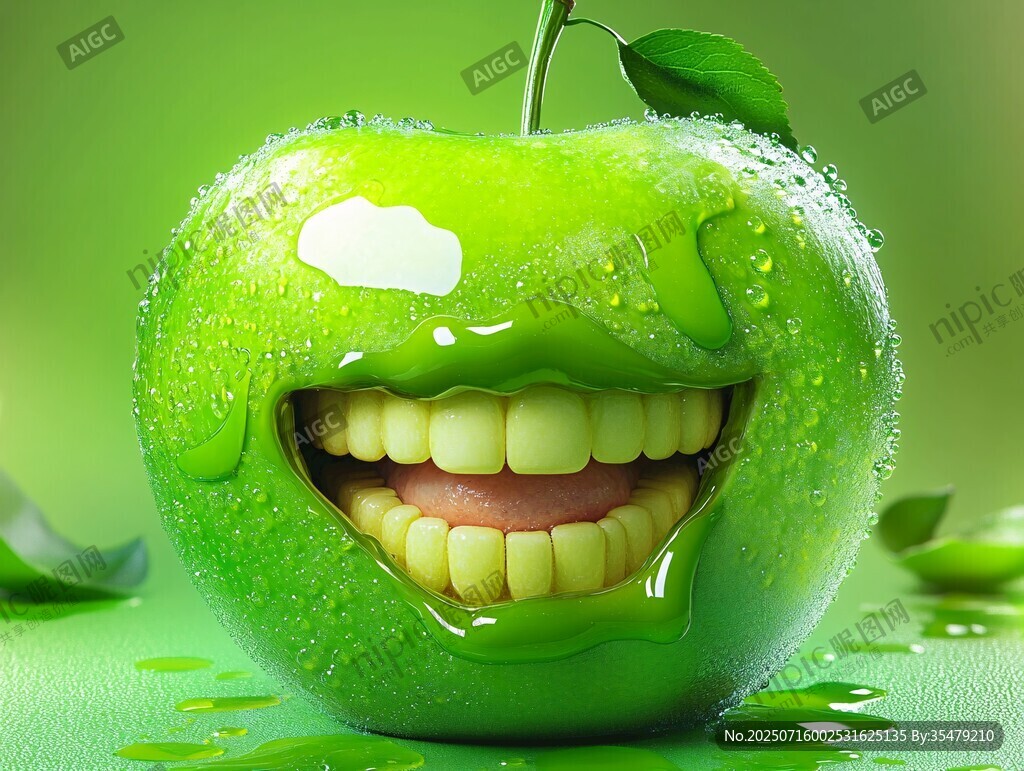 笑臉青蘋果 清新超有趣