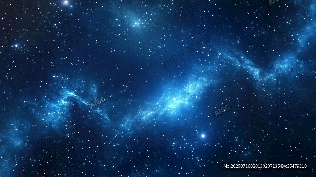 夢幻星空璀璨宇宙圖景