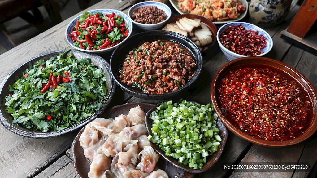 豐富多樣的中式食材調(diào)料