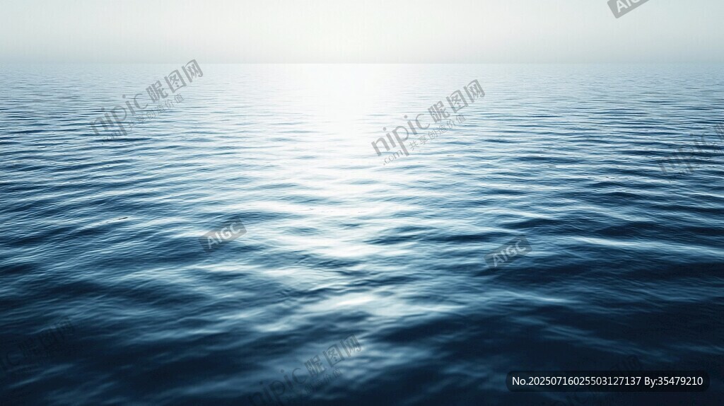 海面晨光 波光粼粼