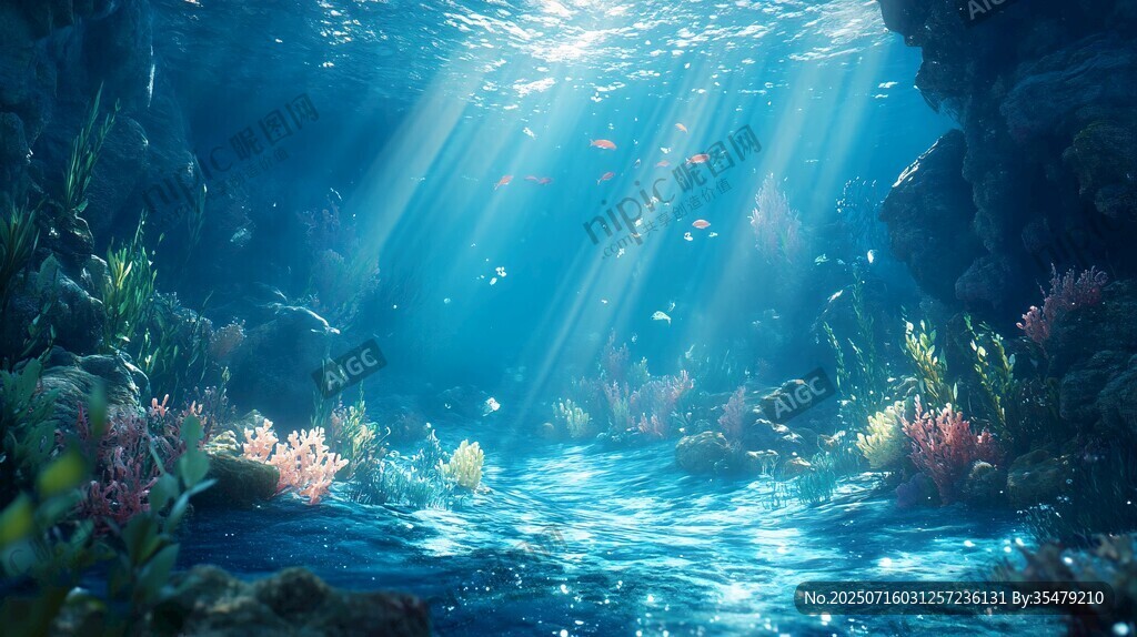 夢(mèng)幻海底世界的絢麗景象