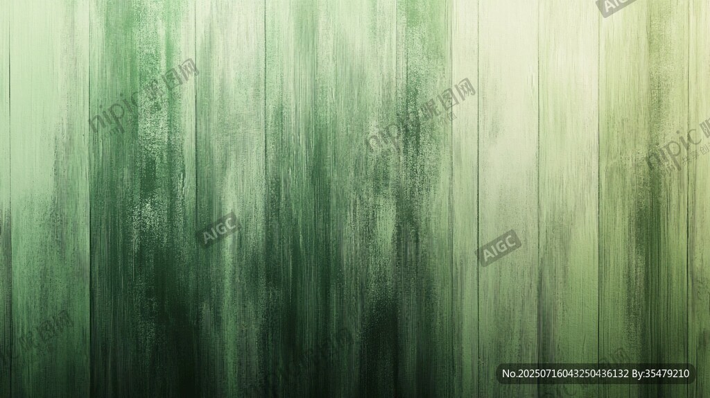 漸變綠木紋背景紋理圖