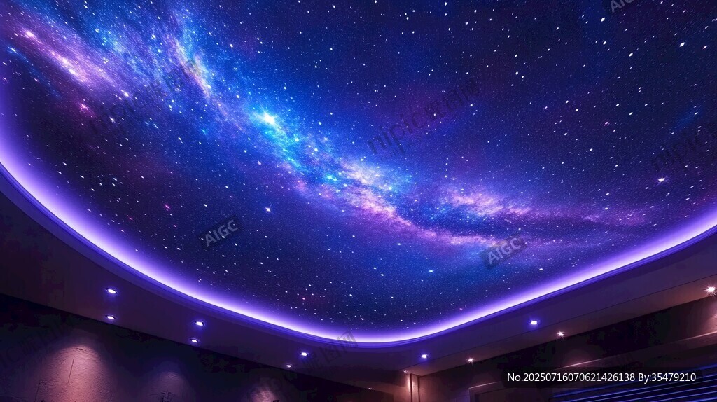 夢幻星空天花板設(shè)計(jì)展示