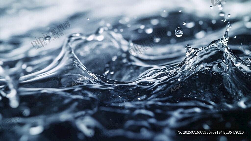 水花飛濺瞬間