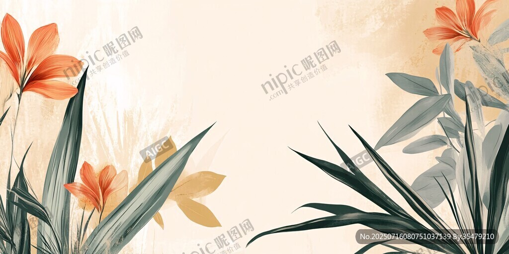花卉植物背景圖