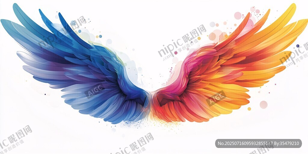 夢(mèng)幻炫彩雙翅
