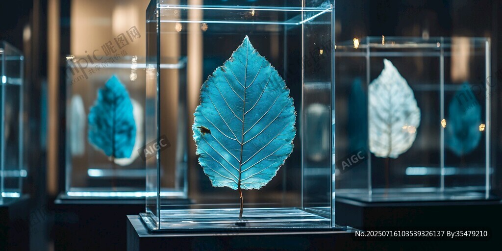 精致葉脈標(biāo)本陳列展示