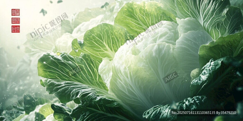 翠綠大白菜 清新田園風(fēng)