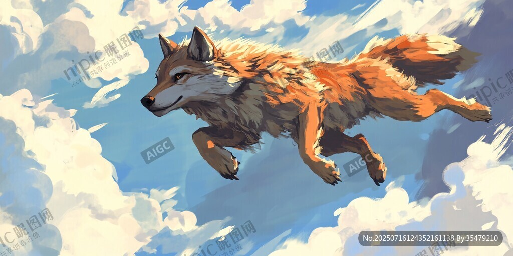 飛狼在云端翱翔