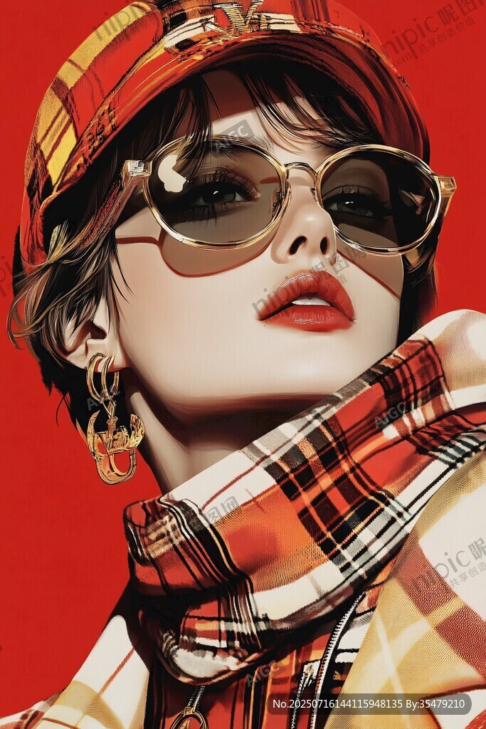 時(shí)尚酷感女性潮流造型