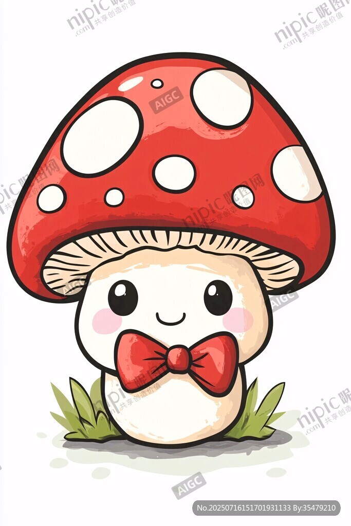 可愛蘑菇小精靈