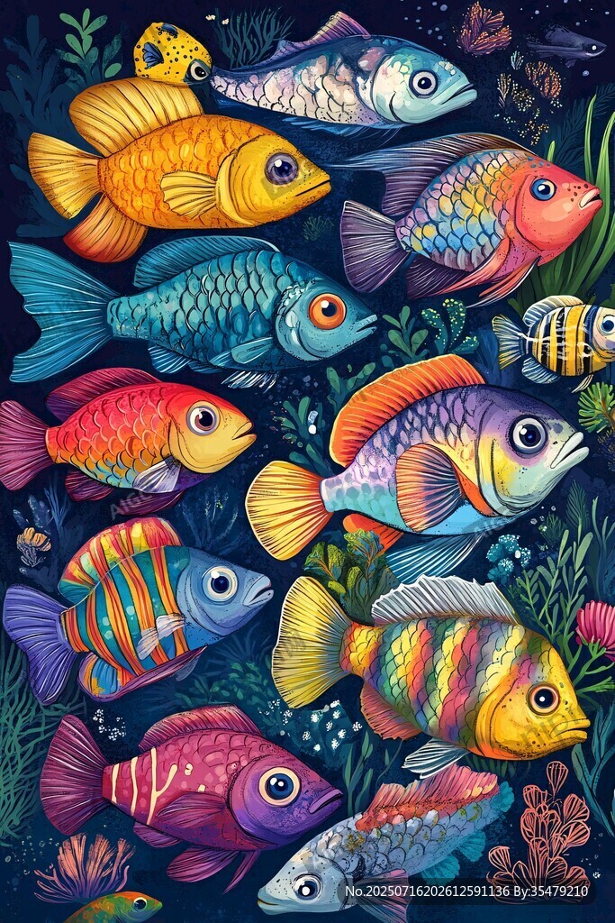 繽紛多彩的海底魚(yú)兒世界