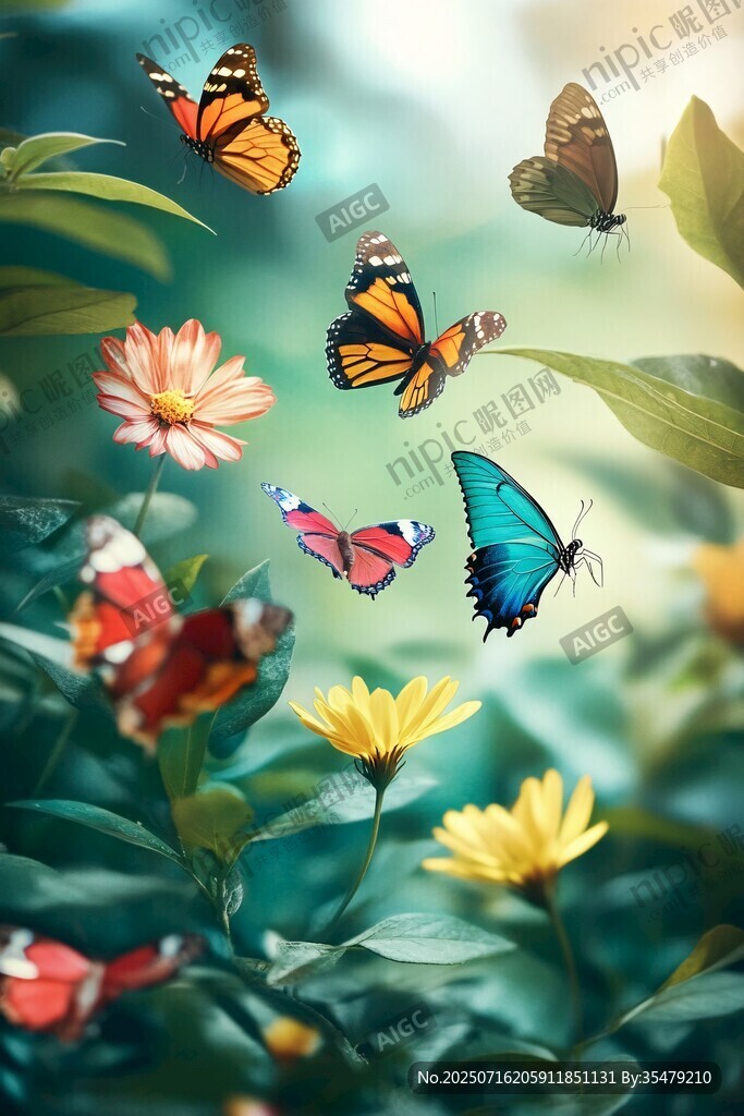 蝶舞花叢間 邂逅自然之美