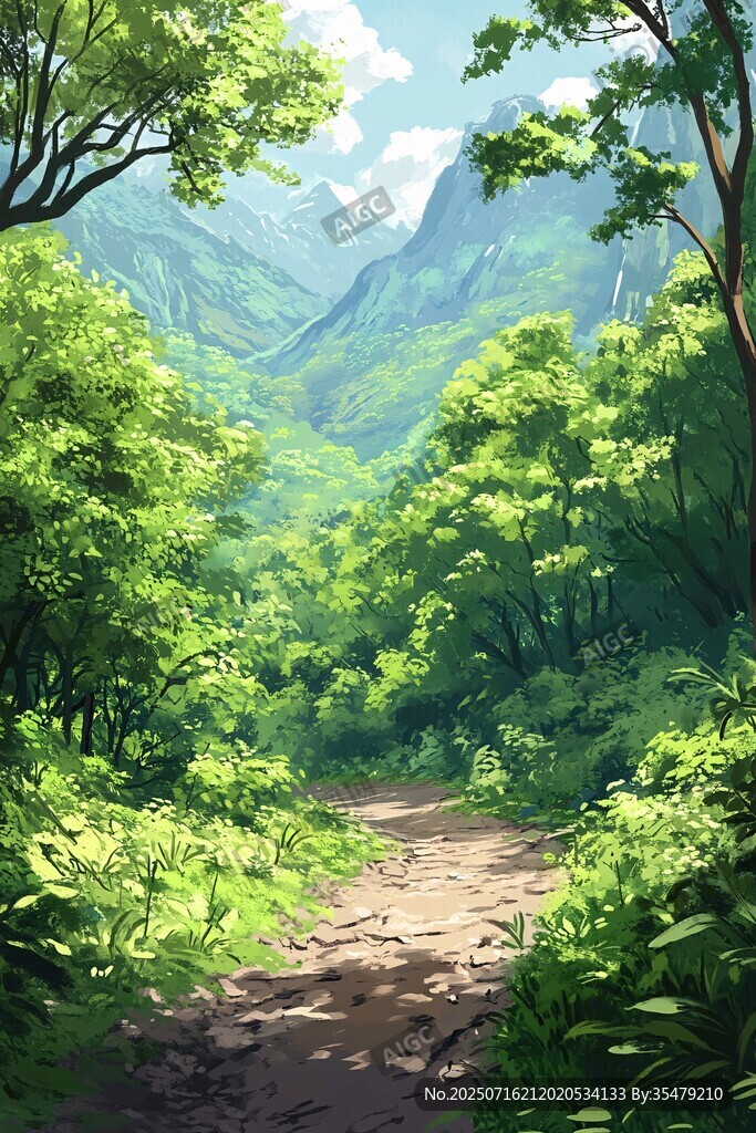 山間綠野小徑
