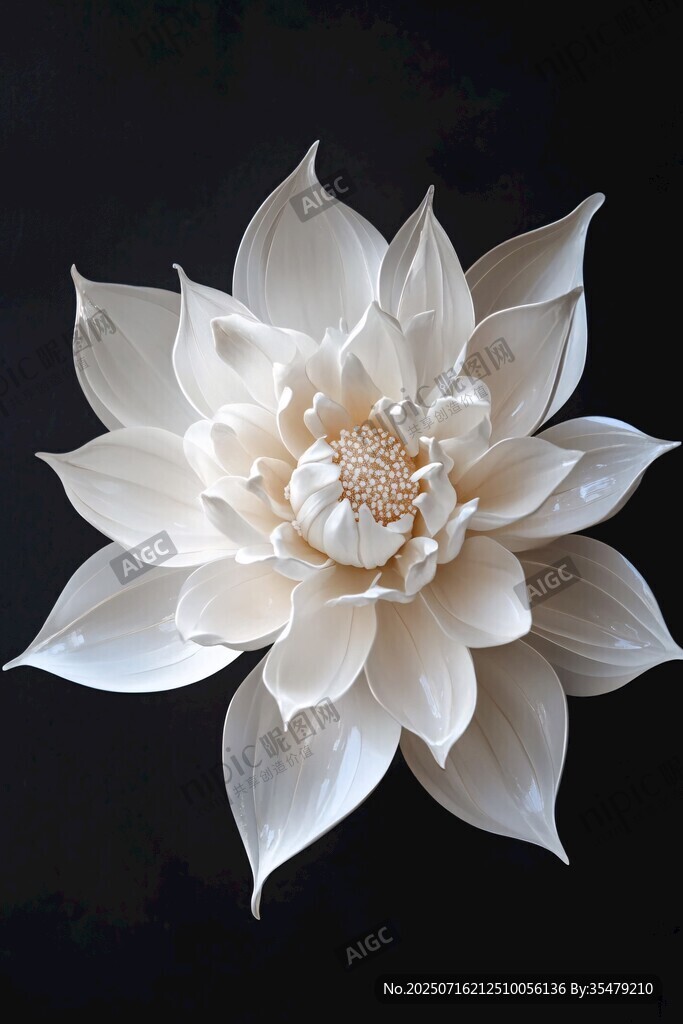 白色優(yōu)雅蓮花特寫