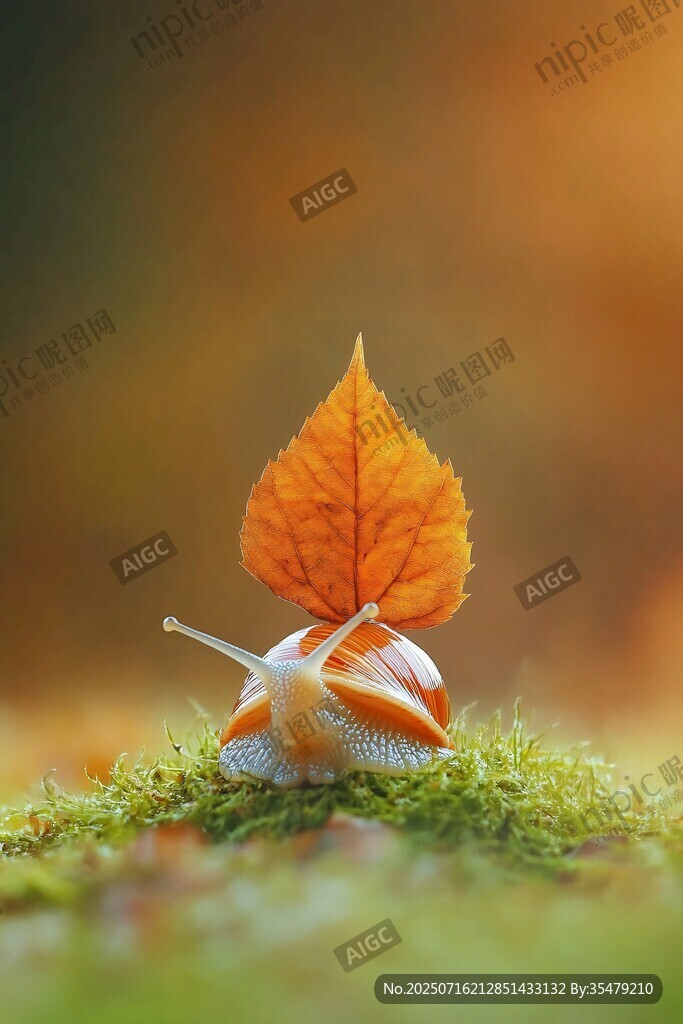 蝸牛頂秋葉 自然小景趣