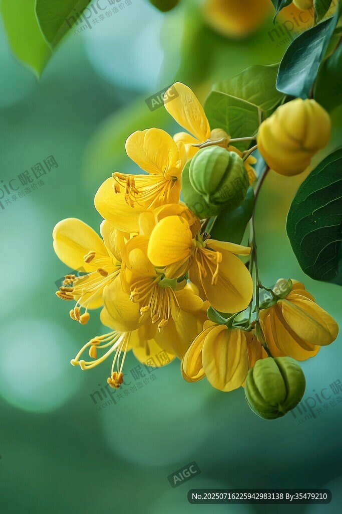 金黃決明花 清新自然之美