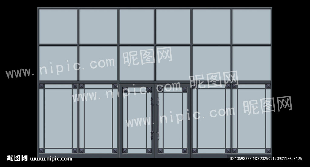 現(xiàn)代簡約風(fēng)格玻璃門窗