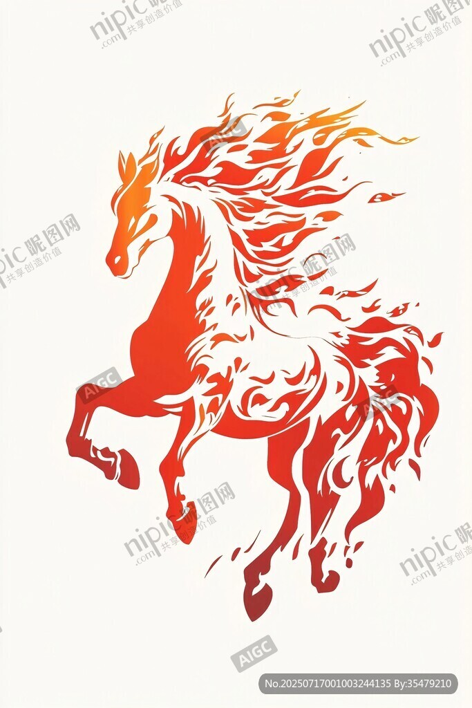 火焰駿馬圖騰