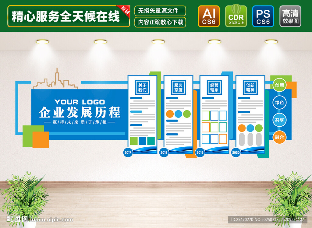 企業(yè)發(fā)展文化墻