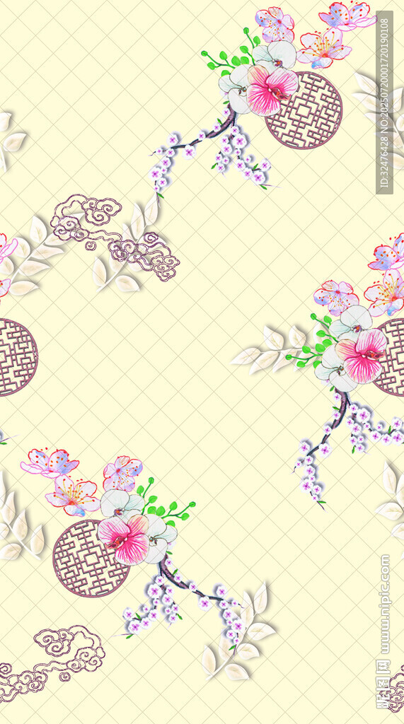 花卉藤蔓圖案設(shè)計(jì)素材