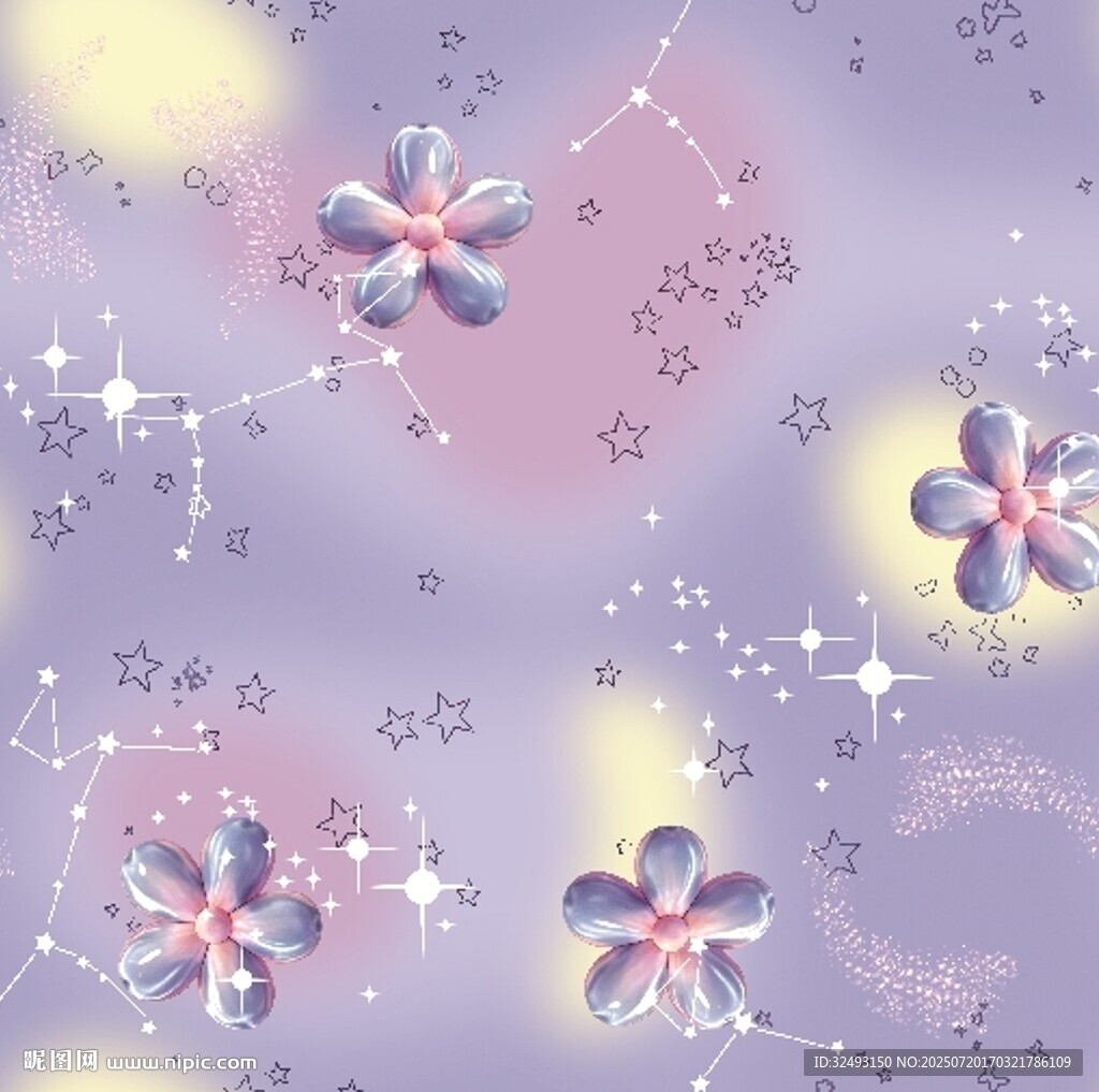 漸變花朵