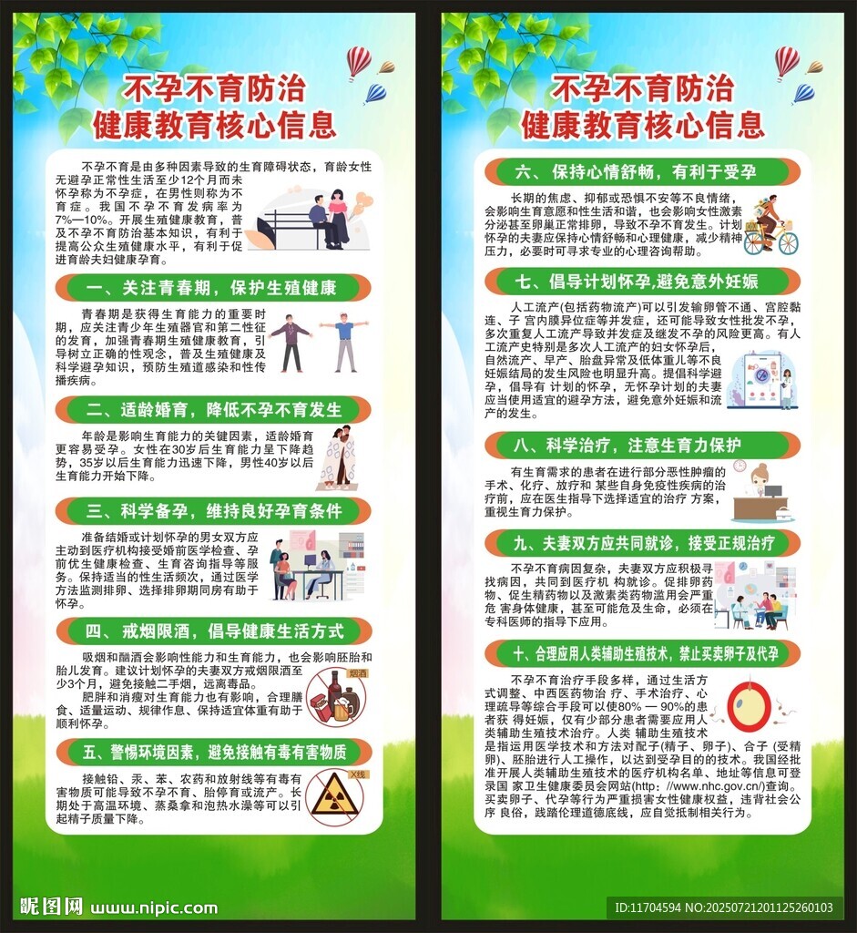 健康教育知識展架