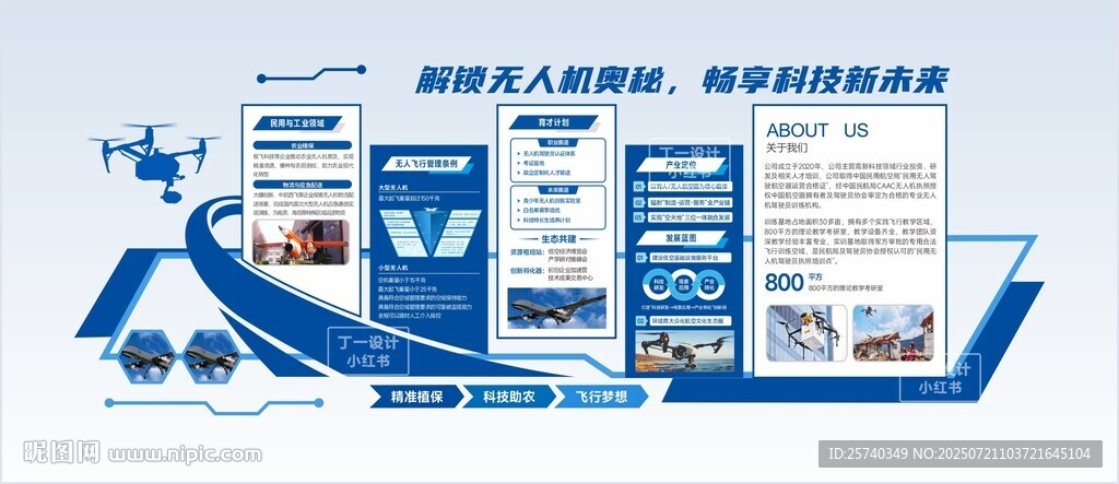 無人機(jī)文化墻