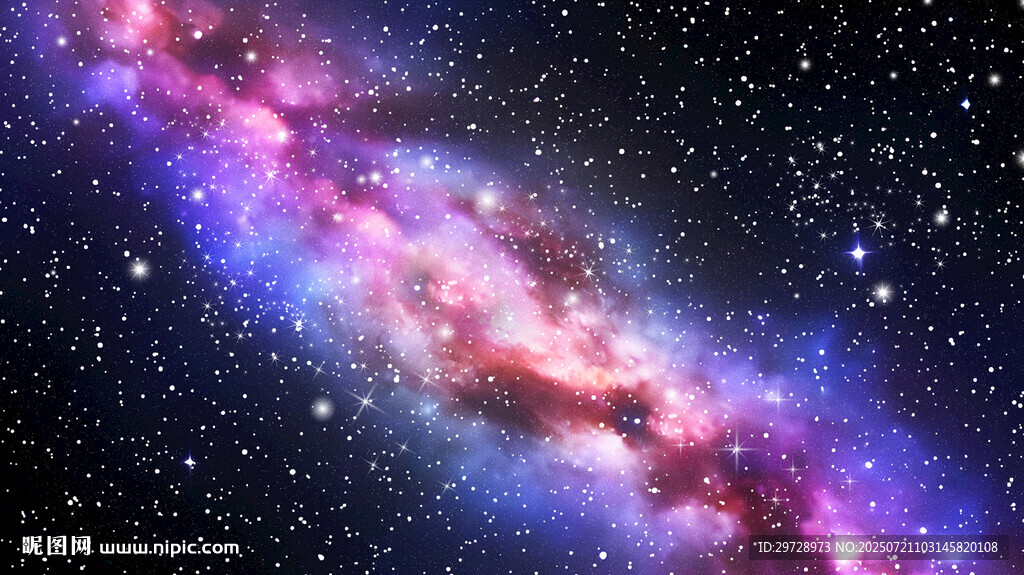唯美宇宙星空背景墻