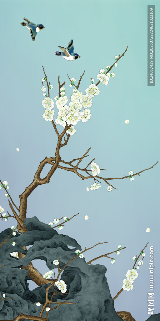 花鳥梅花