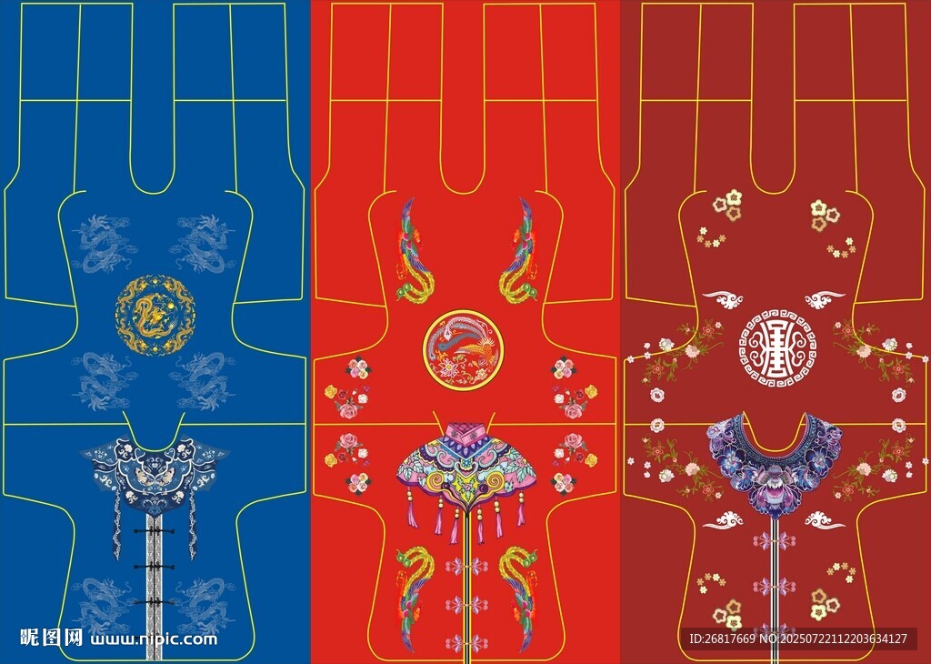 殯葬服飾傳統(tǒng)中式服飾圖案設(shè)計(jì)