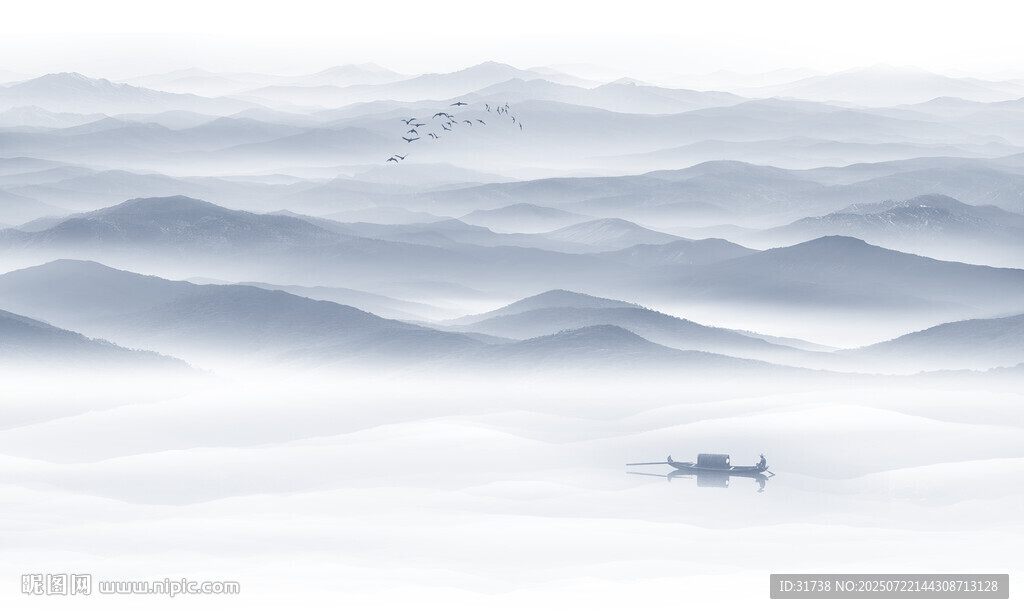 水墨山水風(fēng)景畫