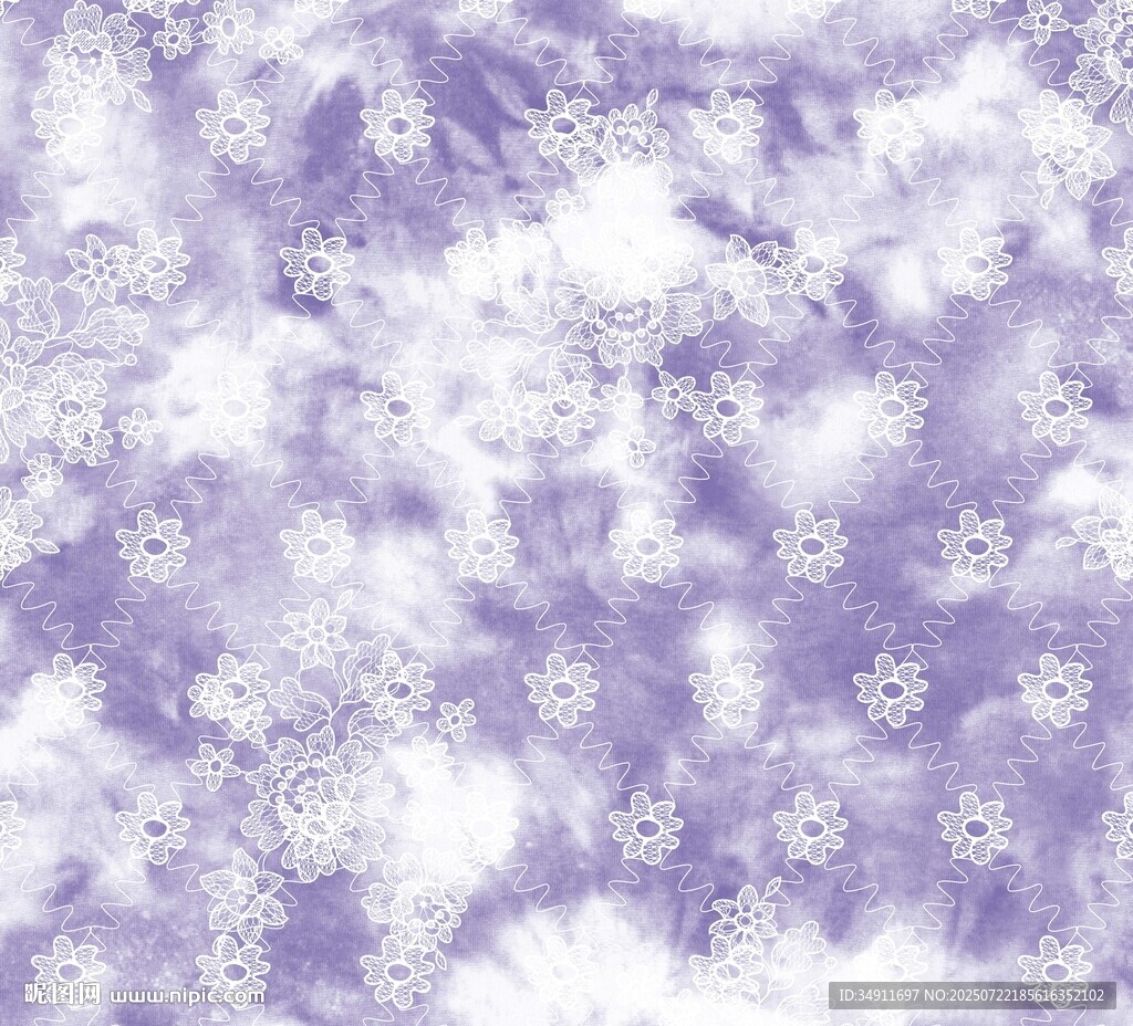 夢(mèng)幻紫色雪花背景圖案