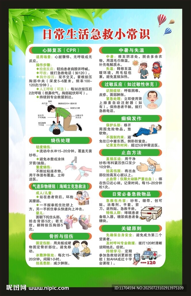 急救日海報