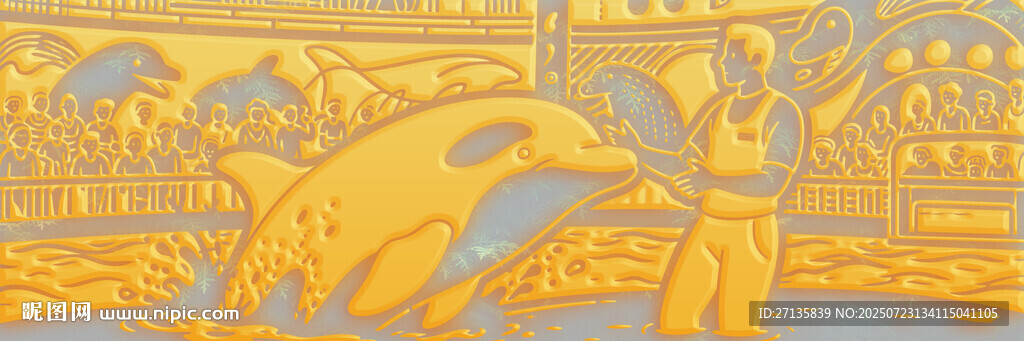 古代繁華市井場景插畫