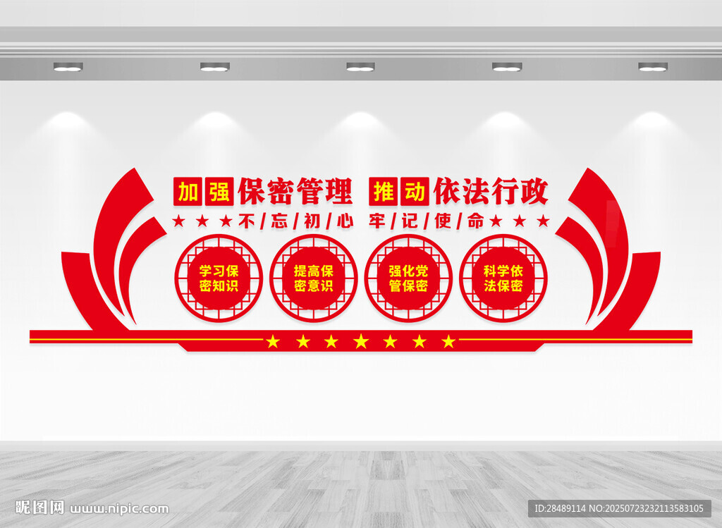 保密管理文化墻