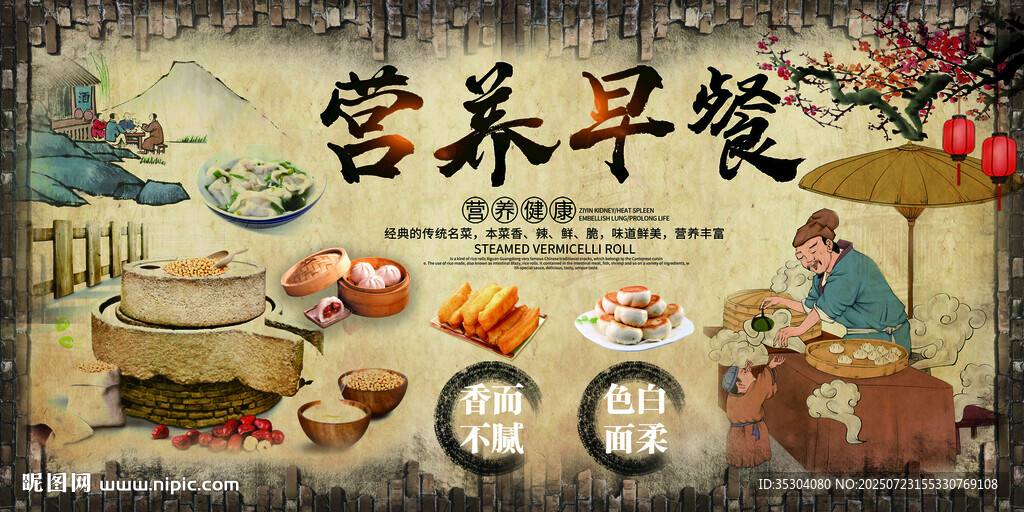 營(yíng)養(yǎng)早餐 海報(bào)