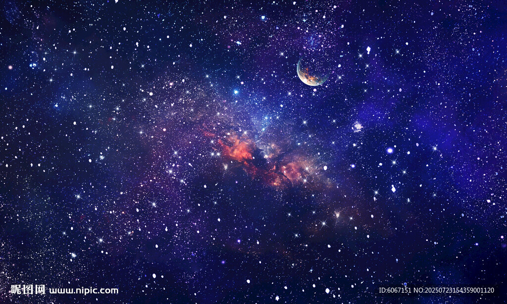 黑色宇宙星空背景墻