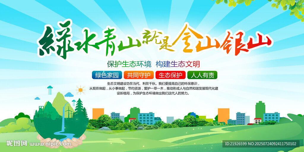 綠水青山就是金山銀山